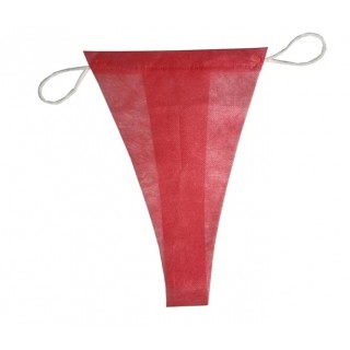 Трусики-стрінги Monaco Style S/M зі спанбонду Червоні 1 шт