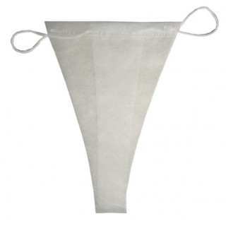 Трусики-стрінги Monaco Style L/XL із спанбонду Білі 1 шт