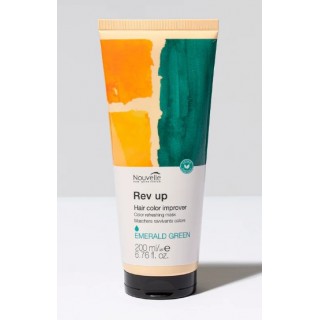 Маска для підтримки кольору волосся Nouvelle Rev Up Color Refreshing Mask EMERALD GREEN Смарагдовий 200 мл