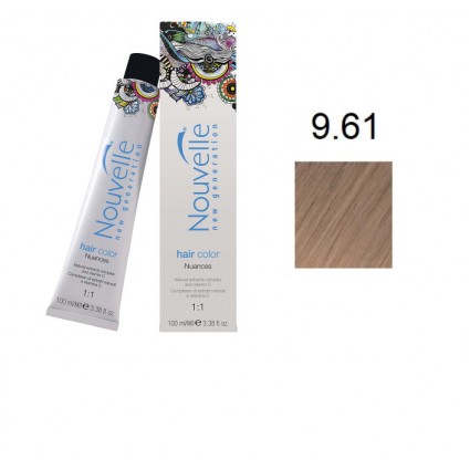 Фарба для волосся Nouvelle Hair Color 9.61 попелястий блондин 100 мл Фарба для волосся Nouvelle Hair Color 9.61 попелястий блондин 100 мл