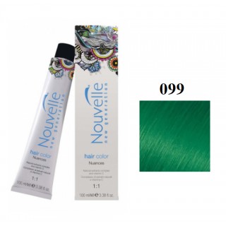 Фарба для волосся Nouvelle Hair Color 099 коректор зелений 100 мл