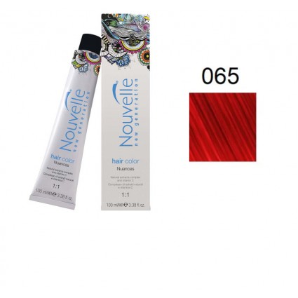 Фарба для волосся Nouvelle Hair Color 065 червоне дерево 100 мл Фарба для волосся Nouvelle Hair Color 065 червоне дерево 100 мл