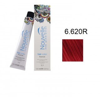 Фарба для волосся Nouvelle Hair Color 6.620 R рубін 100 мл