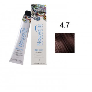Фарба для волосся Nouvelle Hair Color 4.7 ебенове дерево 100 мл