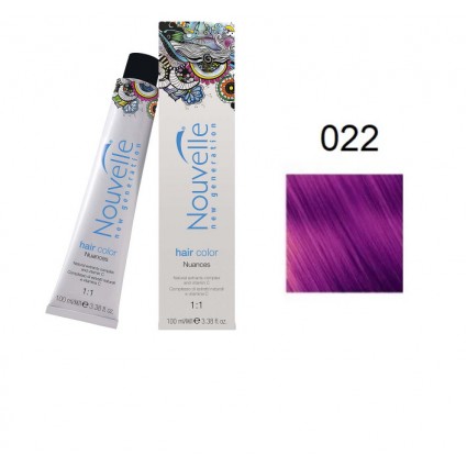 Фарба для волосся Nouvelle Hair Color 022 фіолетовий 100 мл Фарба для волосся Nouvelle Hair Color 022 фіолетовий 100 мл