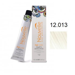 Фарба для волосся Nouvelle Hair Color 12.013 ультрасветлый блондин плюс з бежевим відтінком 100 мл