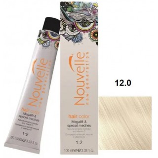 Фарба для волосся Nouvelle Hair Color 12.0 полярний блондин 100 мл