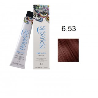 Фарба для волосся Nouvelle Hair Color 6.53 какао 100 мл