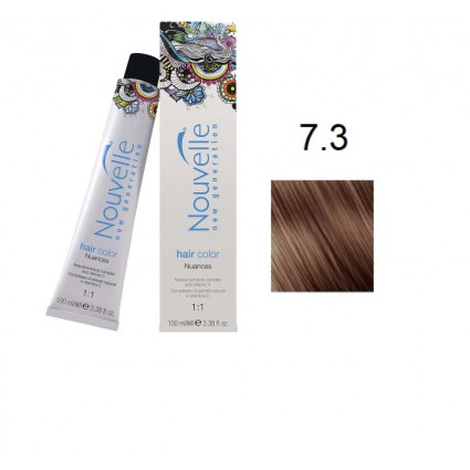 Фарба для волосся Nouvelle Hair Color 7.3 середньо-золотистий русявий 100 мл Фарба для волосся Nouvelle Hair Color 7.3 середньо-золотистий русявий 100 мл
