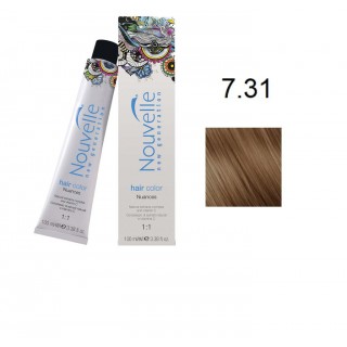 Фарба для волосся Nouvelle Hair Color 7.31 капучіно 100 мл