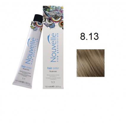 Фарба для волосся Nouvelle Hair Color 8.13 світло-попелястий золотисто-русявий 100 мл