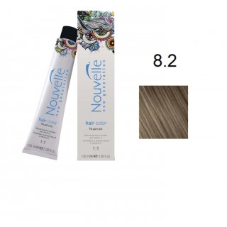 Фарба для волосся Nouvelle Hair Color 8.2 світло-матовий русявий 100 мл