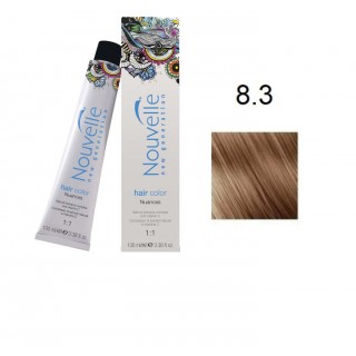 Фарба для волосся Nouvelle Hair Color 8.3 світло-золотистий русявий 100 мл