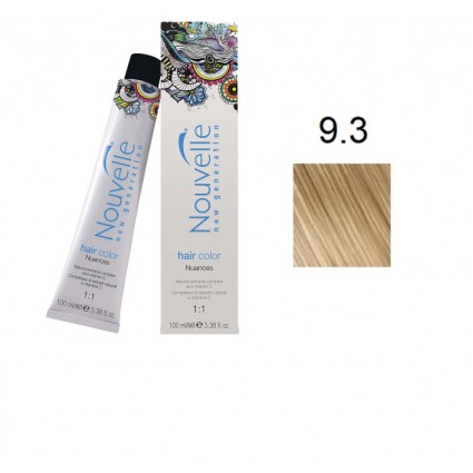 Фарба для волосся Nouvelle Hair Color 9.3 золотистий блондин 100 мл Фарба для волосся Nouvelle Hair Color 9.3 золотистий блондин 100 мл