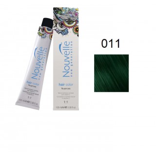 Фарба для волосся Nouvelle Hair Color 011 смарагдовий 100 мл