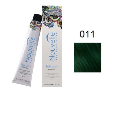 Фарба для волосся Nouvelle Hair Color 011 смарагдовий 100 мл