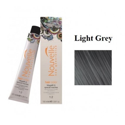 Фарба для волосся Nouvelle Hair Color Light Grey світло-попелястий 100 мл Фарба для волосся Nouvelle Hair Color Light Grey світло-попелястий 100 мл