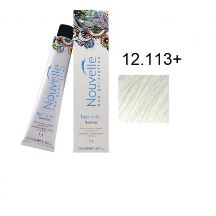 Фарба для волосся Nouvelle Hair Color 12.113+ бежевий ультрасветлый блонд 100 мл