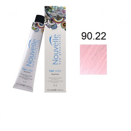Фарба для волосся Nouvelle Hair Color 90.22 рожевий перламутр 100 мл Фарба для волосся Nouvelle Hair Color 90.22 рожевий перламутр 100 мл