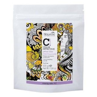 Освітлювальна пудра для волосся Nouvelle Yellow Killer Toning Bleaching Powder 500 г
