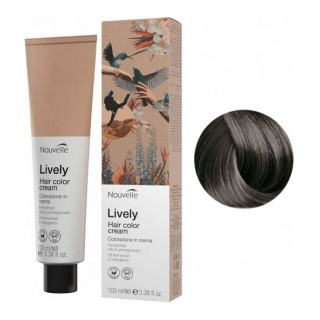 Фарба без аміаку Nouvelle Lively Hair Color 7.11 Блондин інтенсивний попелястий 100 мл