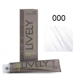Крем-фарба для волосся безаміачна Nouvelle Lively Hair Color 000 Дуже світлий 100 мл