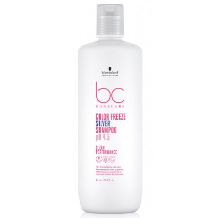 Шампунь для надання сріблястого відтінку Schwarzkopf Professional Bonacure Color Silver 1000 мл Шампунь для надання сріблястого відтінку Schwarzkopf Professional Bonacure Color Silver 1000 мл