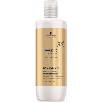 Шампунь відновлюючий Schwarzkopf Bonacure Bonacure Excellium Taming Q10+ Omega 3 Shampoo 1000 мл
