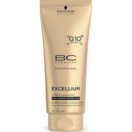Шампунь відновлюючий Schwarzkopf Bonacure Bonacure Excellium Taming Q10+ Omega 3 Shampoo 200 мл