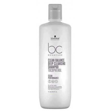 Шампунь міцелярний для глибокого очищення волосся Schwarzkopf BC Bonacure Clean Balance Deep Cleansing 1000мл Шампунь міцелярний для глибокого очищення волосся Schwarzkopf BC Bonacure Clean Balance Deep Cleansing 1000мл