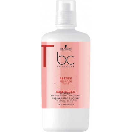 Маска для волосся Schwarzkopf BC Peptide Repair Rescue Deep Nourishing Treatment Відновлююча 750 мл