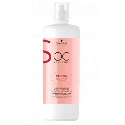 Міцелярний шампунь для пошкодженого волосся Schwarzkopf Professional BC Peptide Rescue 1000 мл