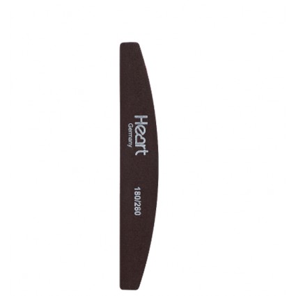 З Пилка HEART Half Brown 180/280 півмісяць коричневий З Пилка HEART Half Brown 180/280 півмісяць коричневий