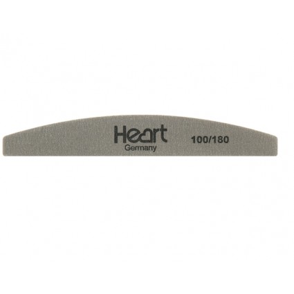 Пилка для нігтів Heart Germany Half Platinum Pro 100/180 Пилка для нігтів Heart Germany Half Platinum Pro 100/180
