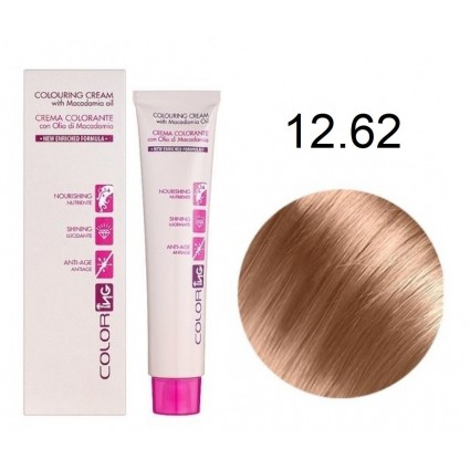 Крем-фарба для волосся Ing Professional Coloring Cream With Macadamia Oil 12.62 Ультра блонд рожевий 60 мл
