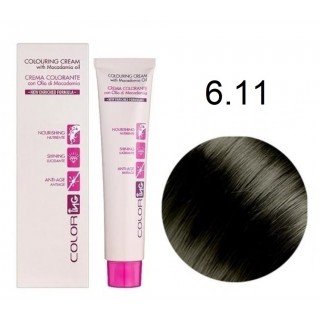 Крем-фарба для волосся Ing Professional Coloring Cream With Macadamia Oil 6.11 Темний попелястий блондин 60 мл