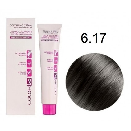 Крем-фарба для волосся Ing Professional Coloring Cream With Macadamia Oil 6.17 Блондин темне дерево 60 мл