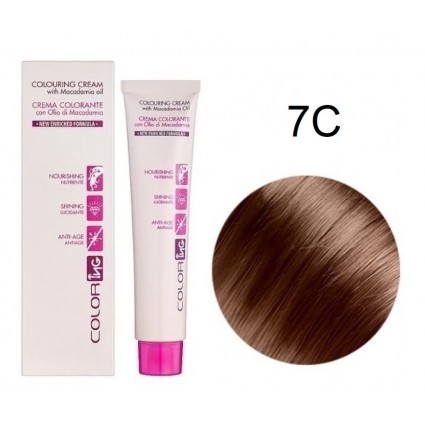 Крем-фарба для волосся Ing Professional Coloring Cream With Macadamia Oil 7С Крем-карамель 60 мл