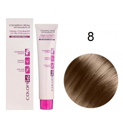 Крем-фарба для волосся Ing Professional Coloring Cream With Macadamia Oil 8 Світлий блондин 60 мл