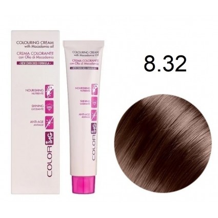 Крем-фарба для волосся Ing Professional Coloring Cream With Macadamia Oil 8.32 Світло-русявий бежевий 60 мл