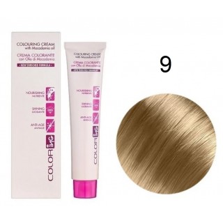 Крем-фарба для волосся Ing Professional Coloring Cream With Macadamia Oil 9 Екстра світлий блондин 60 мл