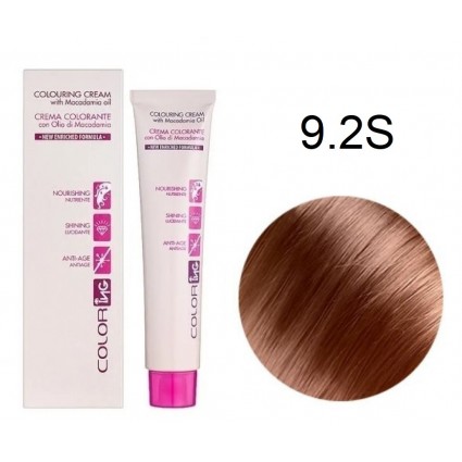 Крем-фарба для волосся Ing Professional Coloring Cream With Macadamia Oil 9.2S Світлий блондин лісовий горіх 60 мл Крем-фарба для волосся Ing Professional Coloring Cream With Macadamia Oil 9.2S Світлий блондин лісовий горіх 60 мл