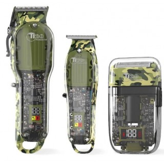 Професійний набір TICO Professional Military (Машинка + триммер + шейвер)