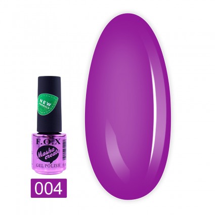 База для гель-лаку F.O.X Color Base Masha Create 004 аметистовий 6 мл