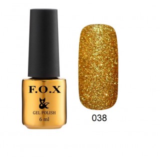 038 F. O. X gel-polish gold Pigment 6 мл