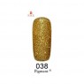 038 F. O. X gel-polish gold Pigment 6 мл