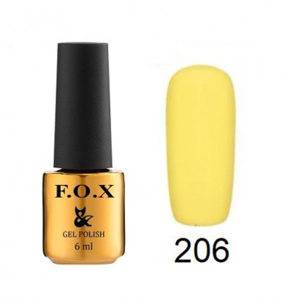 206 F. O. X gel-polish gold Pigment 6 мл 206 F. O. X gel-polish gold Pigment 6 мл