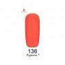 136 F.O.X gel-polish gold Pigment 6 мл