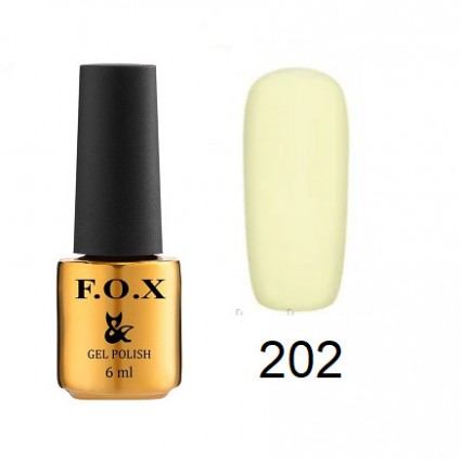 202 F.O.X gel-polish gold Pigment 6 мл