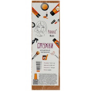 Смужки для депіляції Panni Mlada 7х22 Крем 100 шт